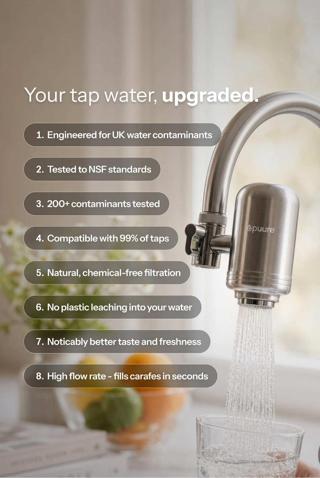 Puure® 3.0 Tap System