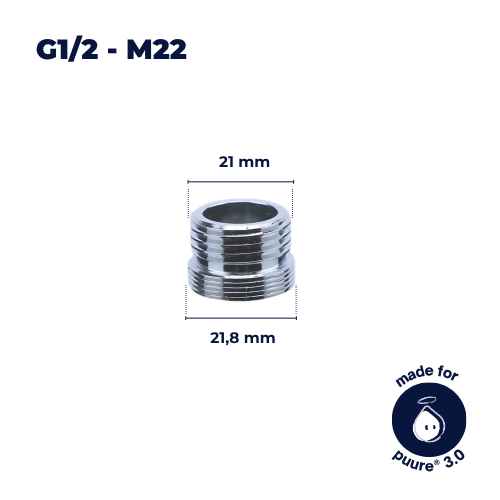 G1/2-M22 Tap Adapter