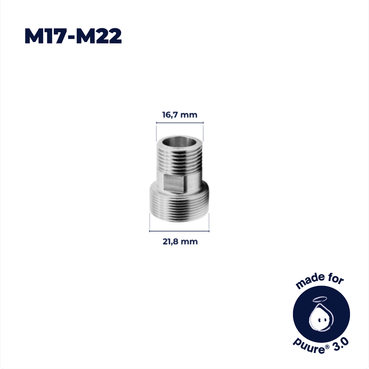 M17-M22 Tap Adapter