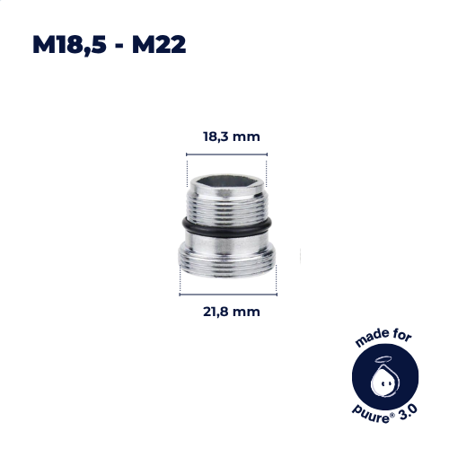 M18.5-M22 Tap Adapter