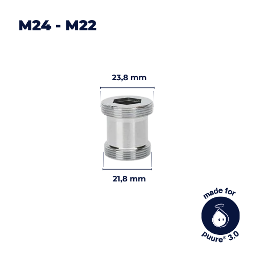 M24-M22 Tap Adapter (Included)