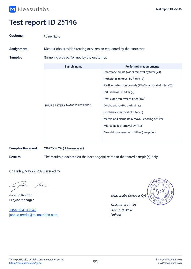 Measurlabs Lab Test Report